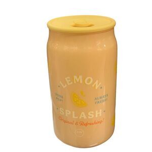 DW Home Lemon Splash Soda Pop Scented Single Wick Candle 15.OZ